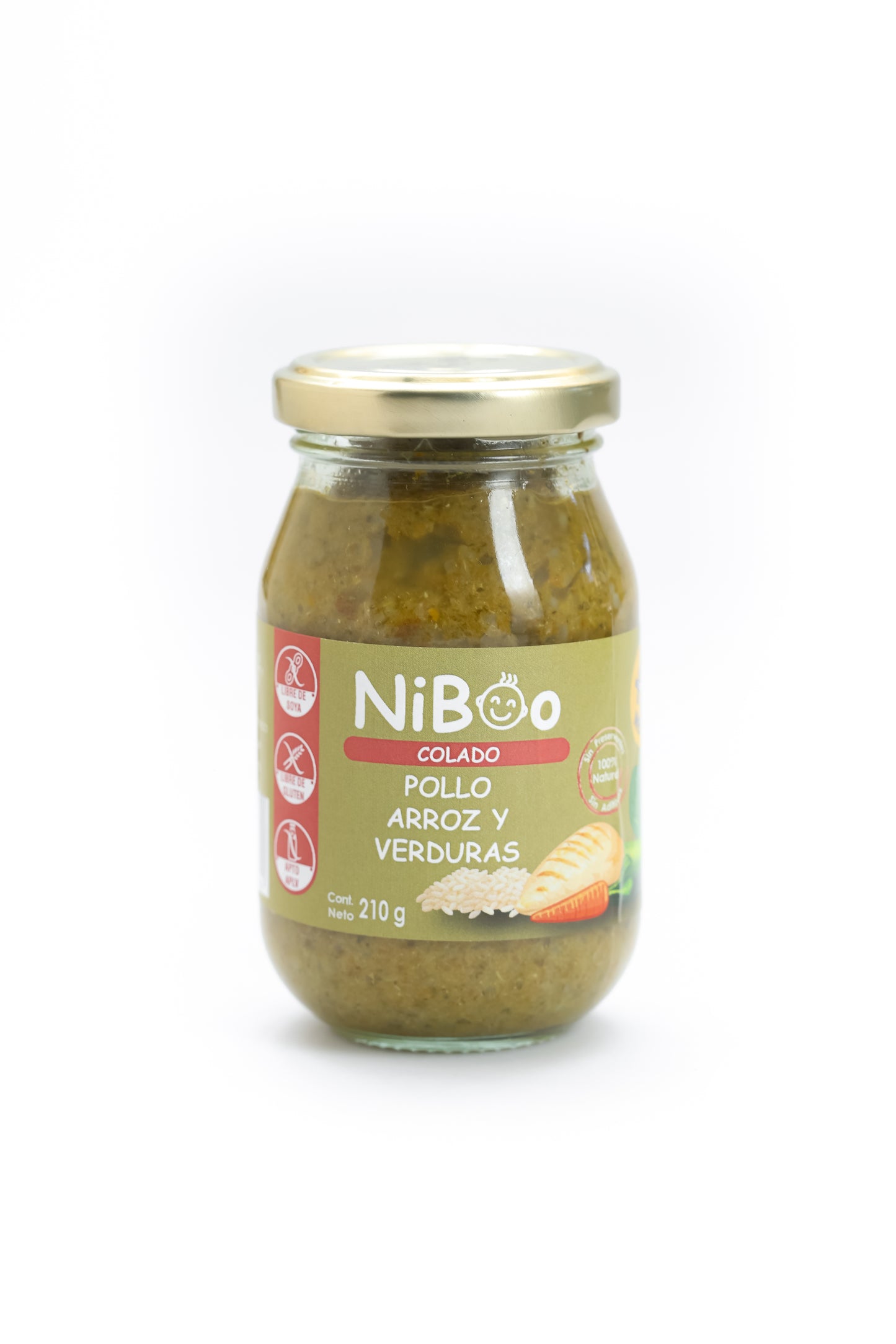 pollo arroz verduras