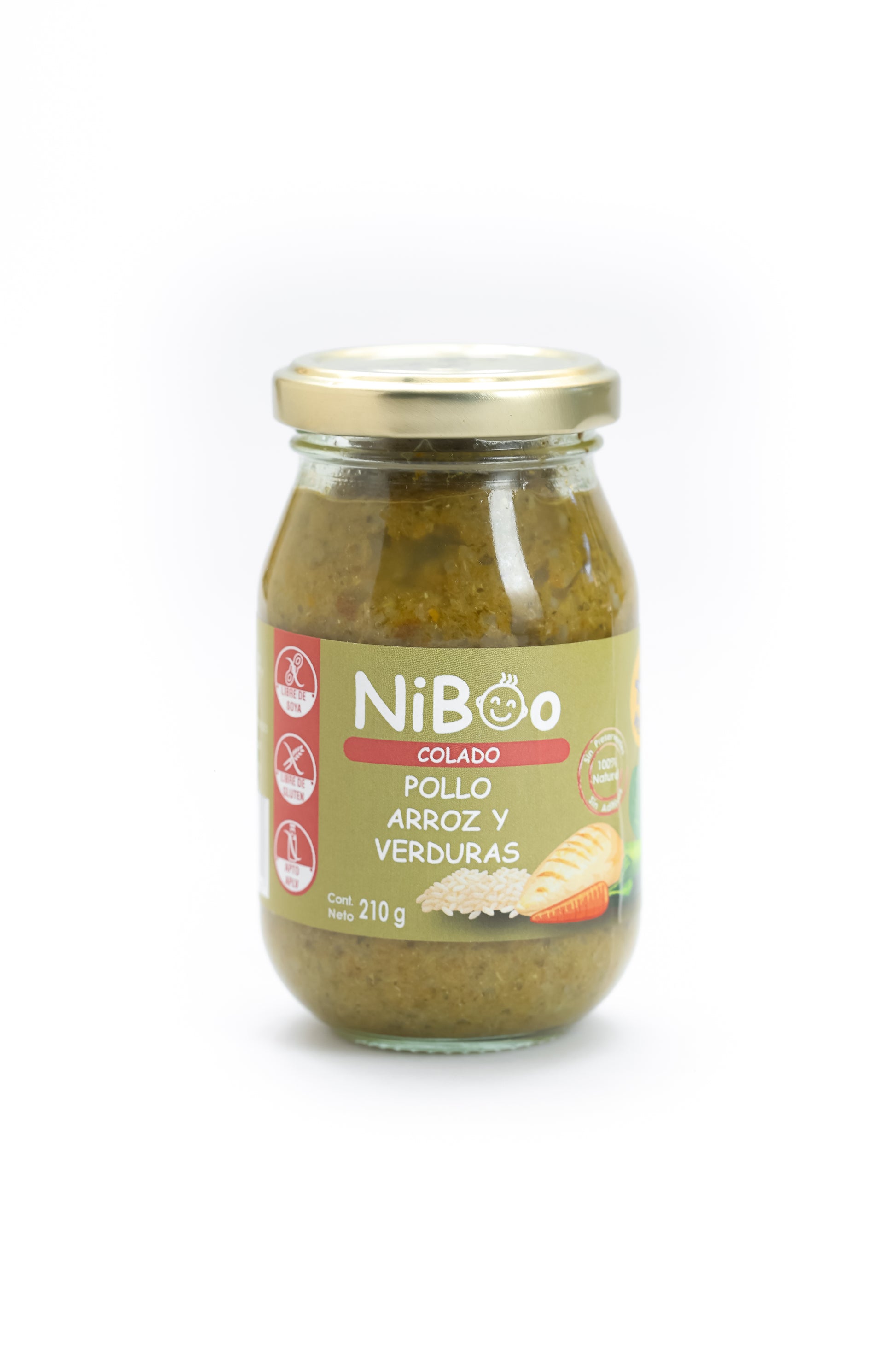 pollo arroz verduras