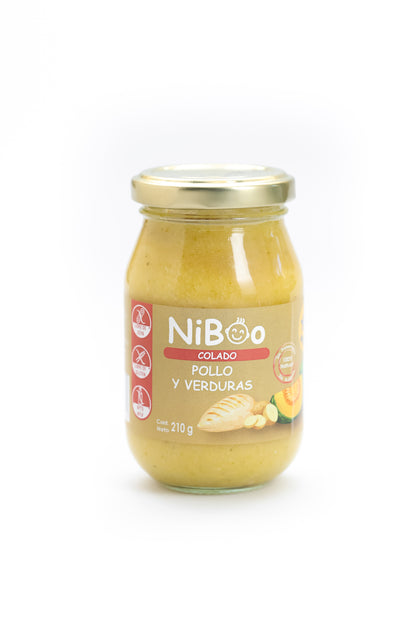 Colado Pollo, Papa y Verduras